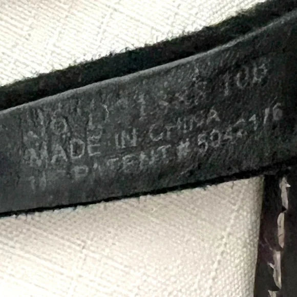 Cole Haan / Nike Air / Satin & Leather Black Wedge / πHPπ - Picture 9 of 12